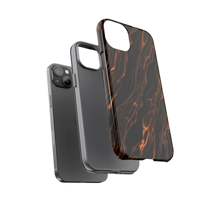 Copper Swirl Phone Case — Tough Protective iPhone Cover