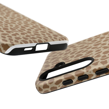 Leopard Print Tough Phone Case — Slim Protective Animal Pattern