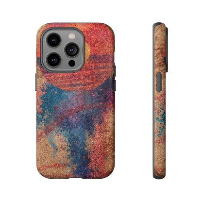 Retro Sunset Tough Phone Case