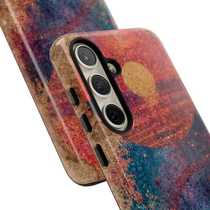 Retro Sunset Tough Phone Case