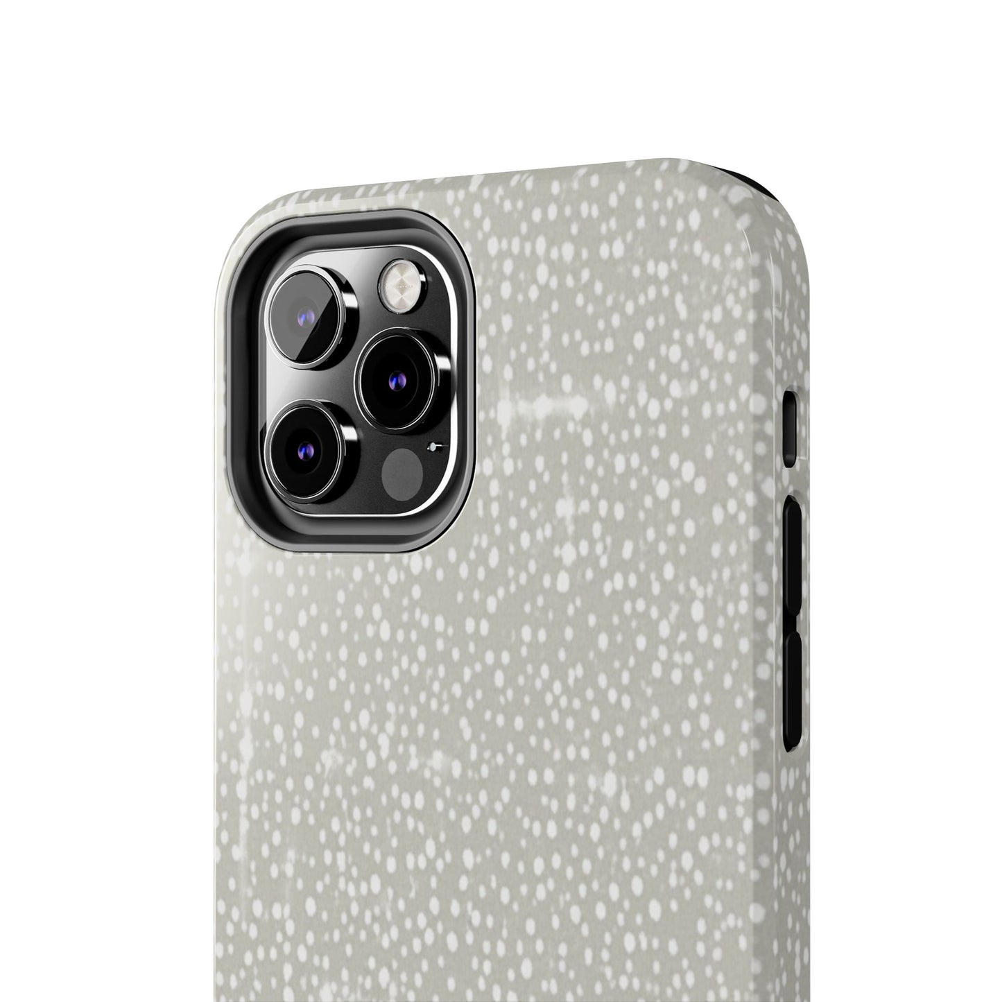 Speckled Gray Tough Phone Case — Protective Shockproof iPhone Cover