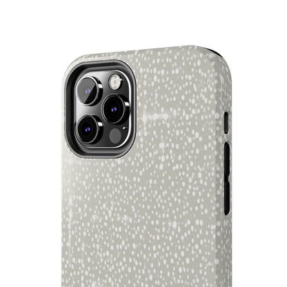 Speckled Gray Tough Phone Case — Protective Shockproof iPhone Cover