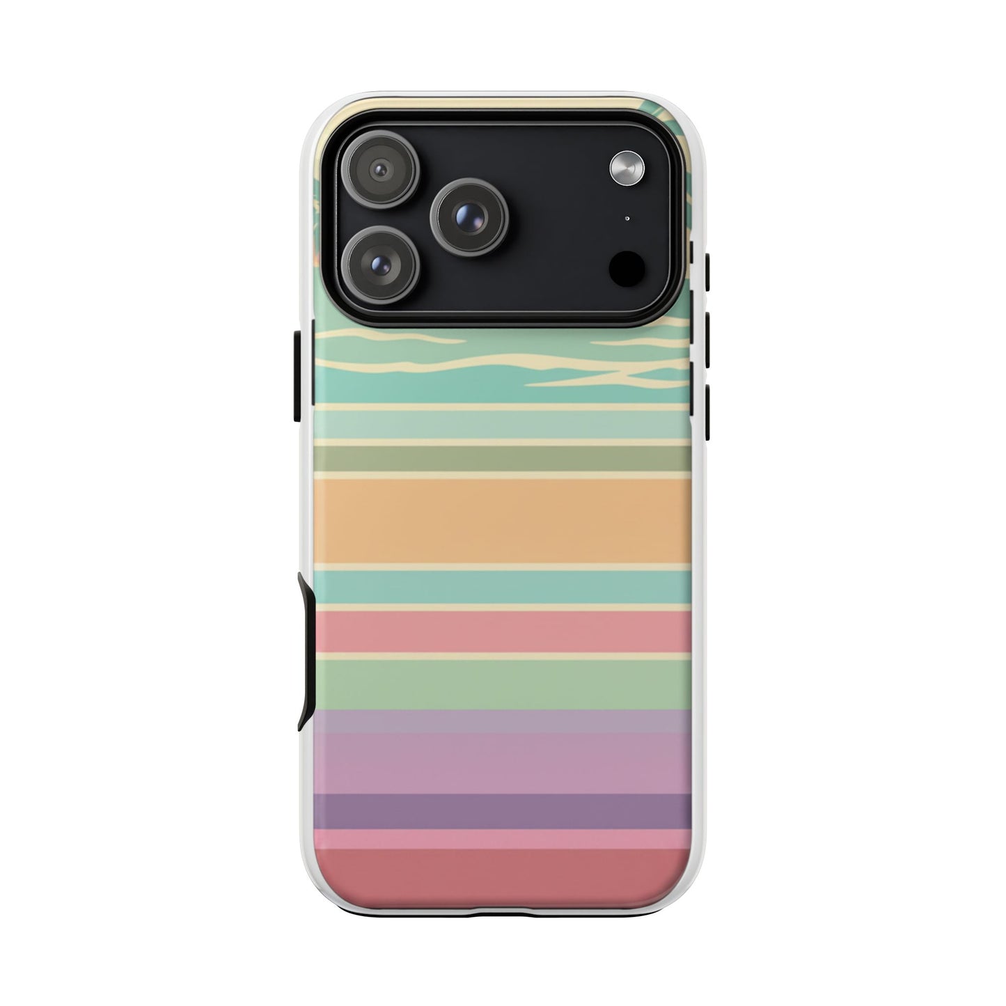 Tough Case — Retro Pastel Sunset Palm Tree Phone Case