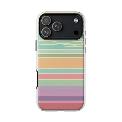 Tough Case — Retro Pastel Sunset Palm Tree Phone Case