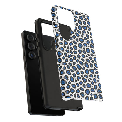 Blue Leopard Print Phone Case – Tough Protective Cover