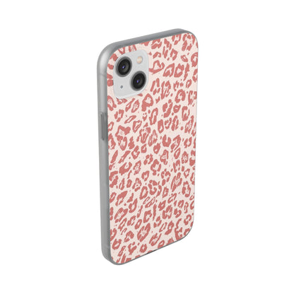 Pink Leopard Print Phone Case – Slim Flexible Protective Cover
