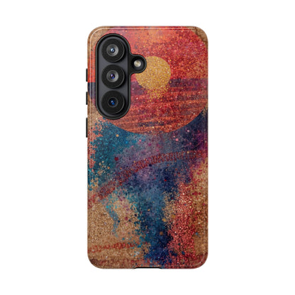 Retro Sunset Tough Phone Case