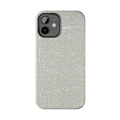 Speckled Gray Tough Phone Case — Protective Shockproof iPhone Cover