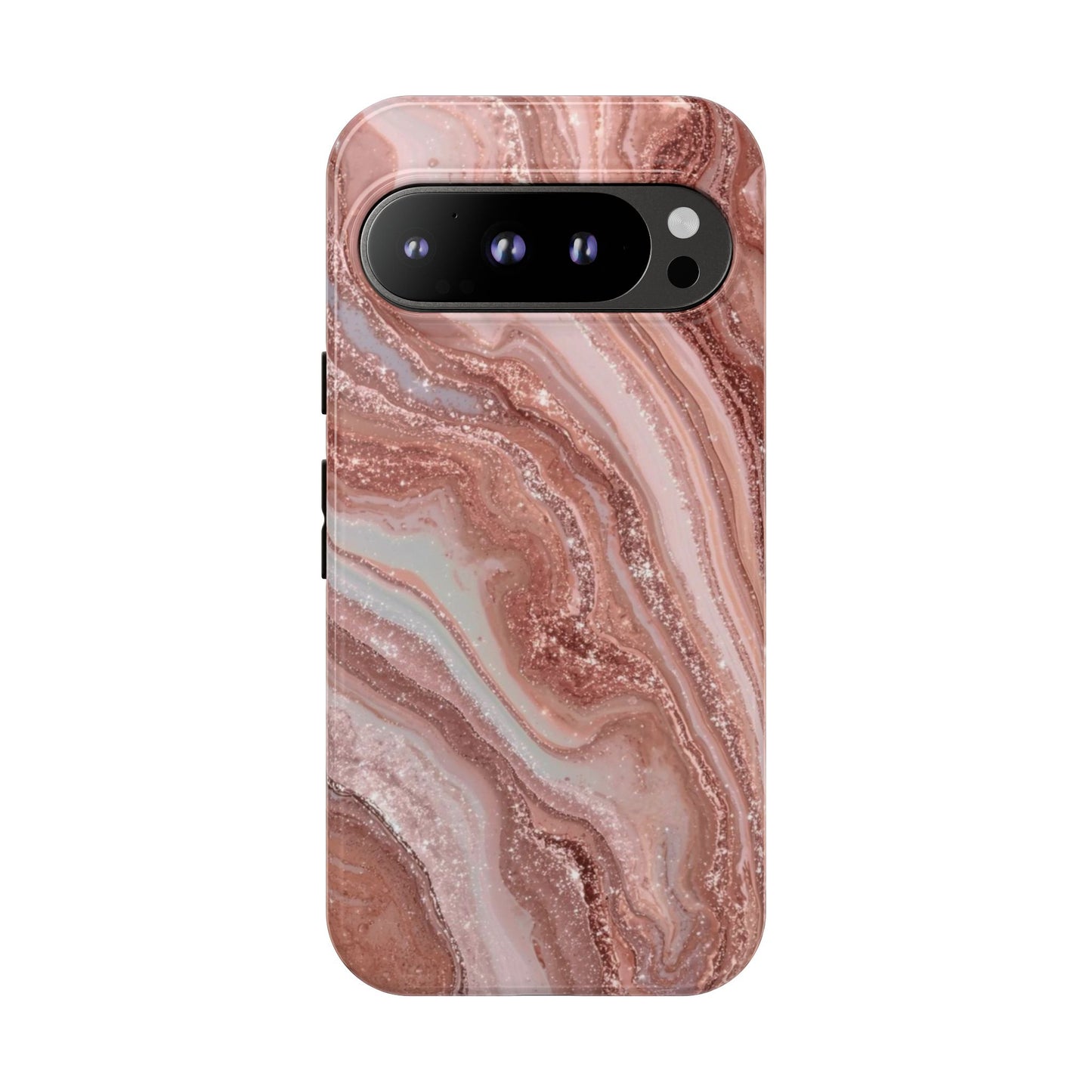 Rose Gold Marble Tough Phone Case
