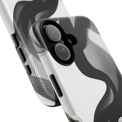 Phone Case — Monochrome Abstract Protective Cover