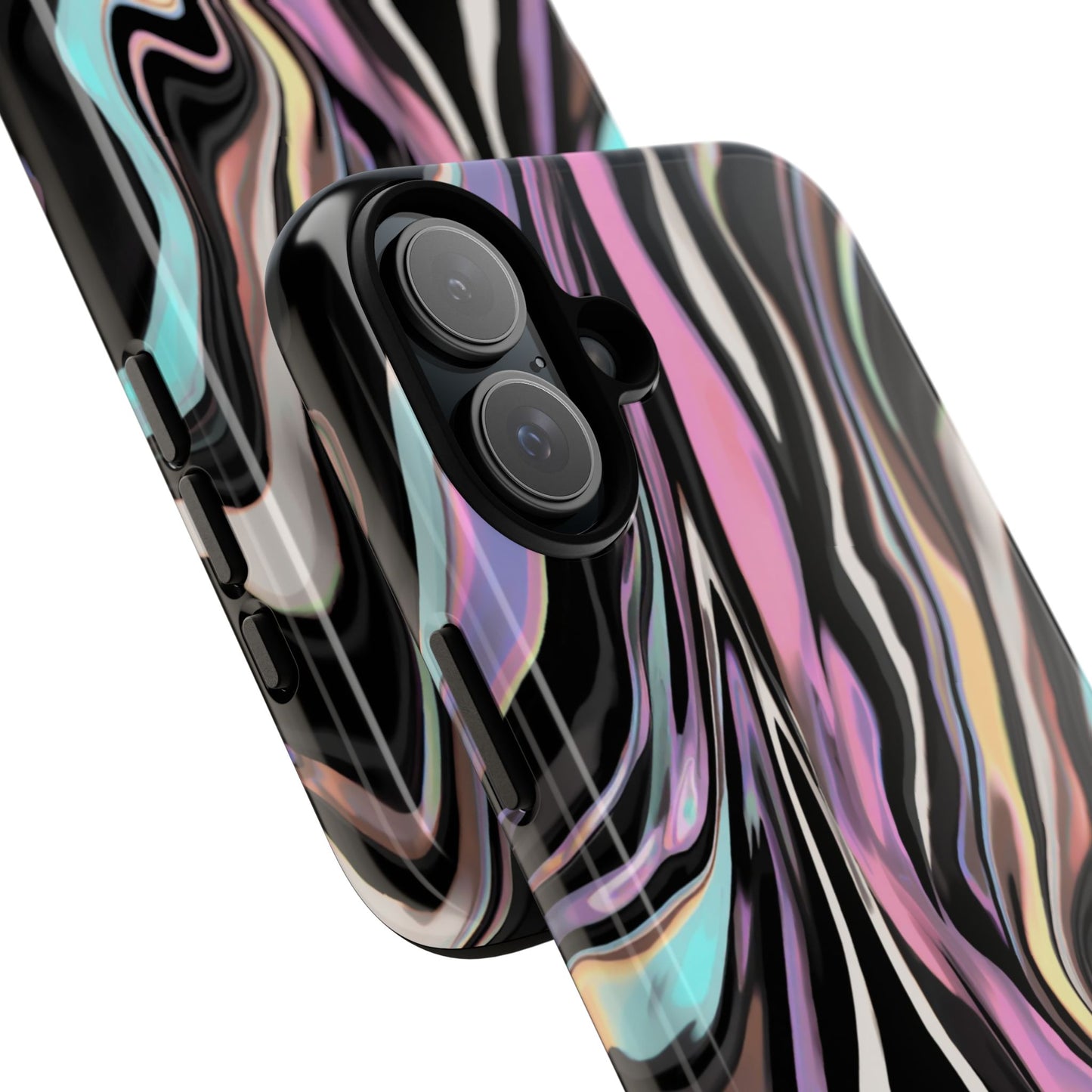 Abstract Marble Tough Phone Case — Pastel Swirl Protective Cover