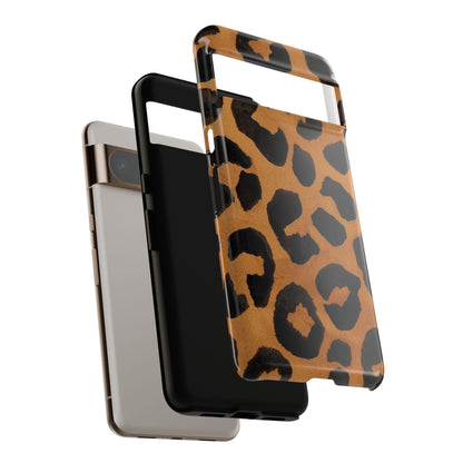 Leopard Print Tough Phone Case — Protective Animal Print iPhone Case