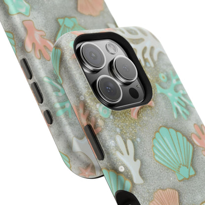 Seashell Coral Magnetic Impact Phone Case