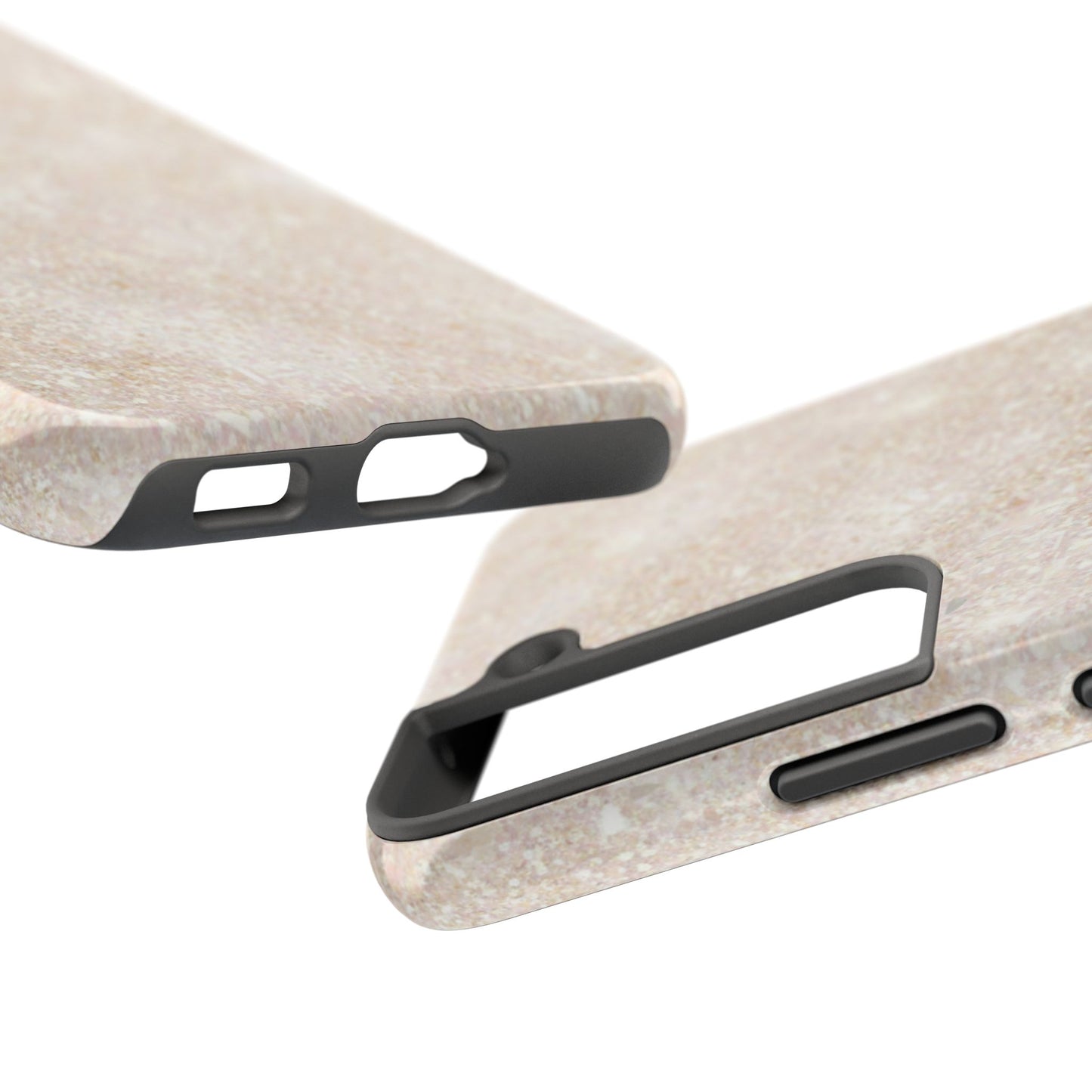 Marble Texture Tough Phone Case — Sandstone Protective Phone Cover
