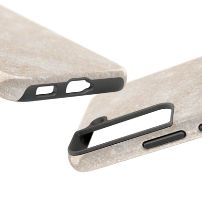 Marble Texture Tough Phone Case — Sandstone Protective Phone Cover