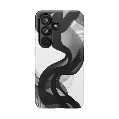 Phone Case — Monochrome Abstract Protective Cover