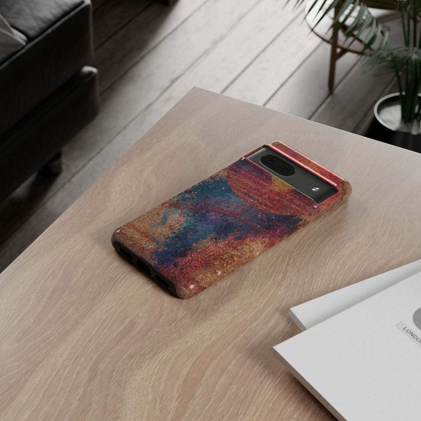 Retro Sunset Tough Phone Case