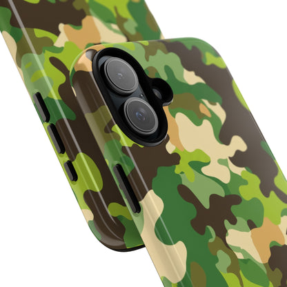 Camouflage Tough Phone Case — Military Camo Protective Cover