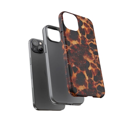 Tortoiseshell Phone Case — Protective iPhone Cover with Classic Amber Pattern
