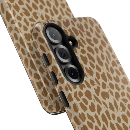 Leopard Print Tough Phone Case — Slim Protective Animal Pattern