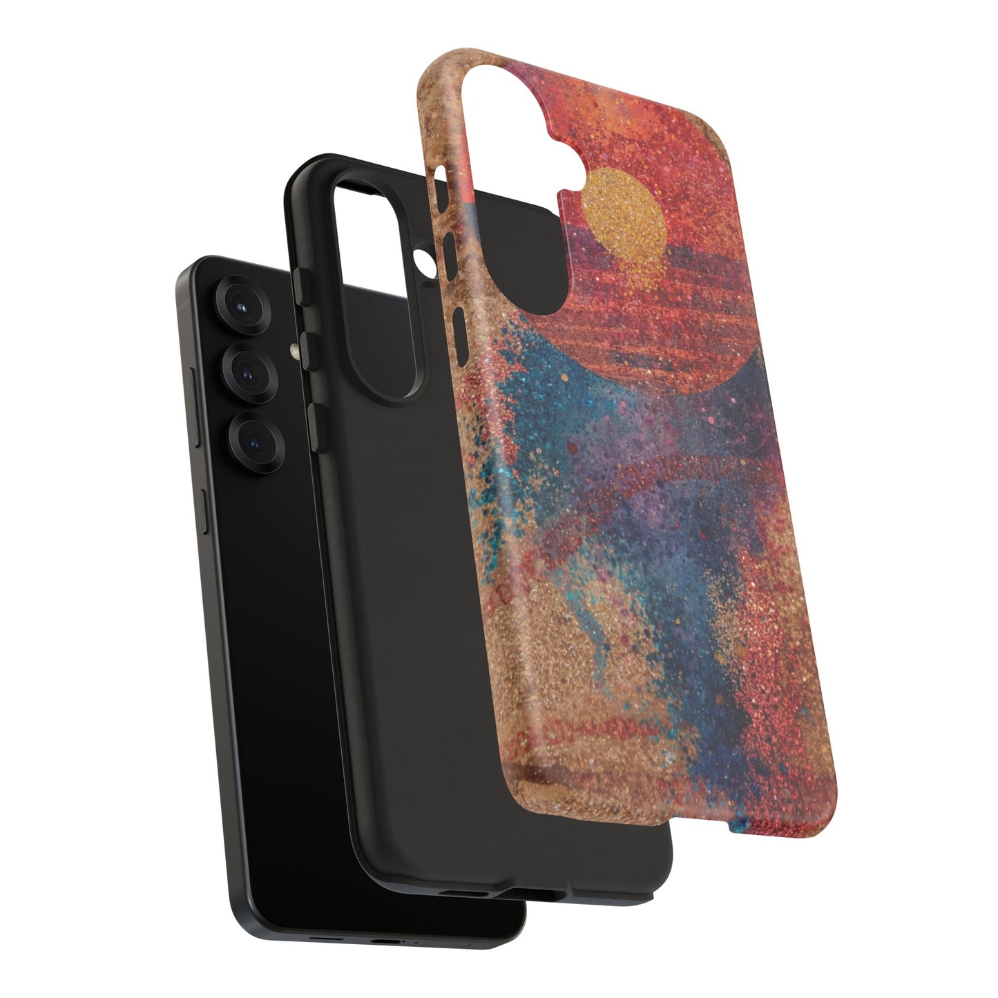 Retro Sunset Tough Phone Case