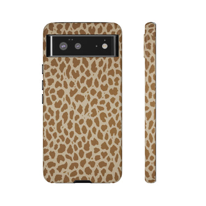 Leopard Print Tough Phone Case — Slim Protective Animal Pattern