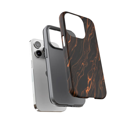 Copper Swirl Phone Case — Tough Protective iPhone Cover