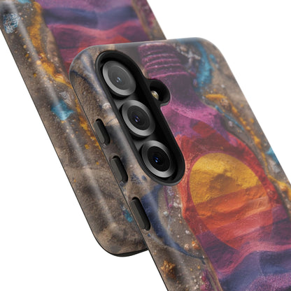 Phone Case — Colorful Sand Art Sunset Tough Protective Case