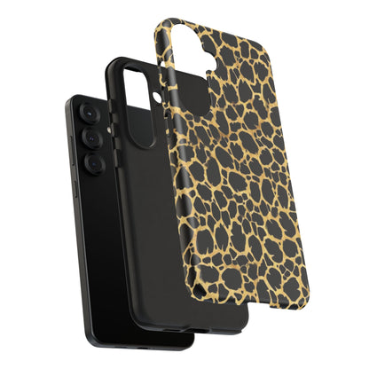 Giraffe Print Tough Phone Case — Durable Leopard-Style Protective Cover