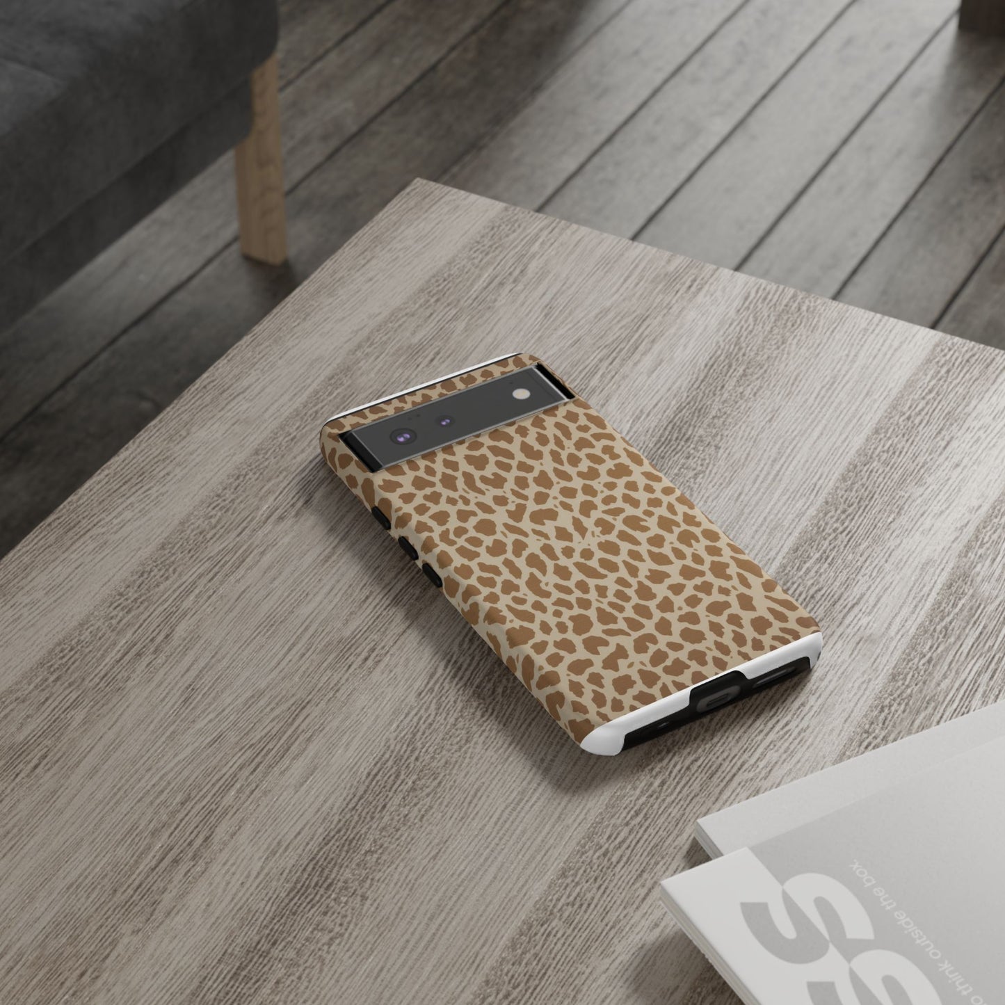 Leopard Print Tough Phone Case — Slim Protective Animal Pattern