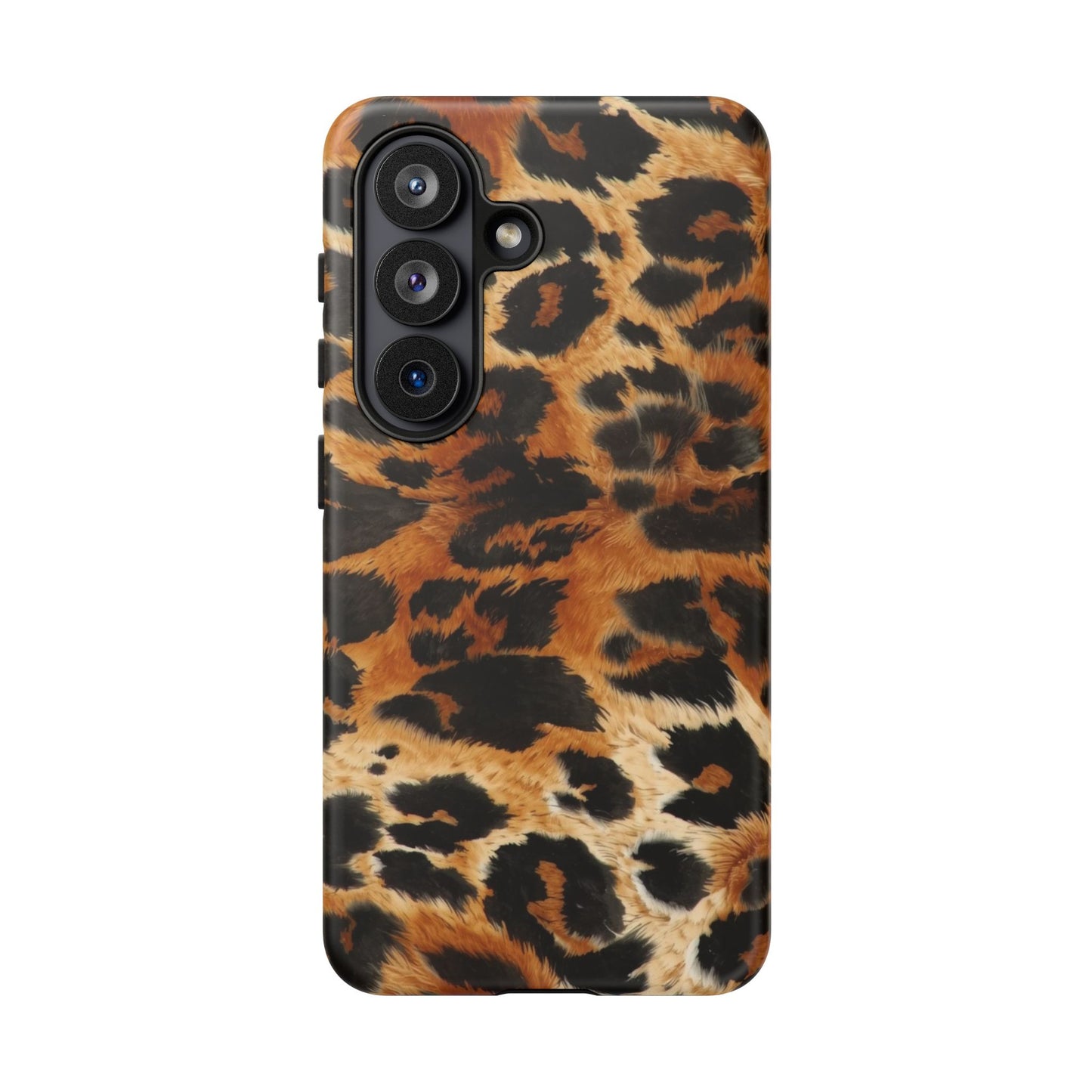 Leopard Print Tough Phone Case – Rugged Protective iPhone Cover