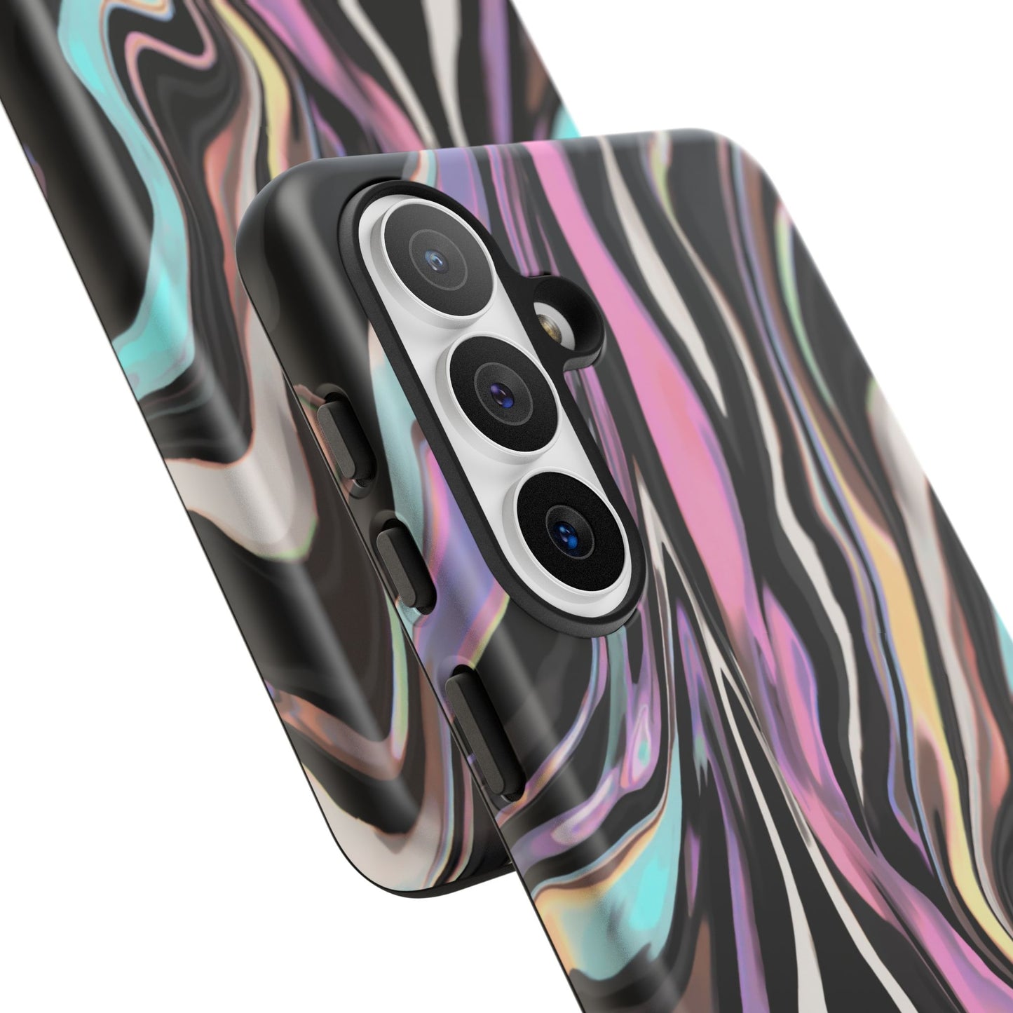 Abstract Marble Tough Phone Case — Pastel Swirl Protective Cover