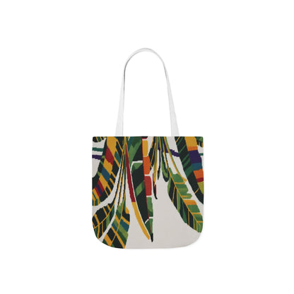 Tote Bag — Colorful Tribal Feather Canvas Tote
