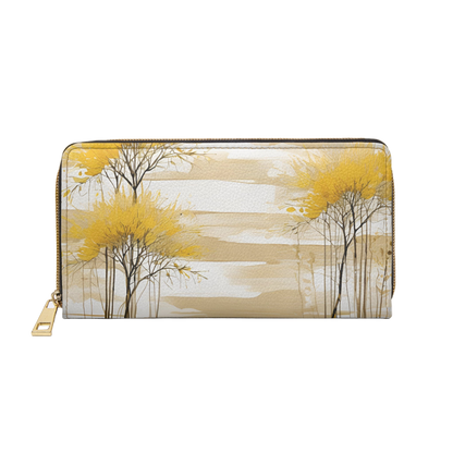 Women's Autumn Tone Wallet -  Seasonal Zipper Wallet