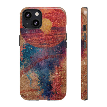 Retro Sunset Tough Phone Case