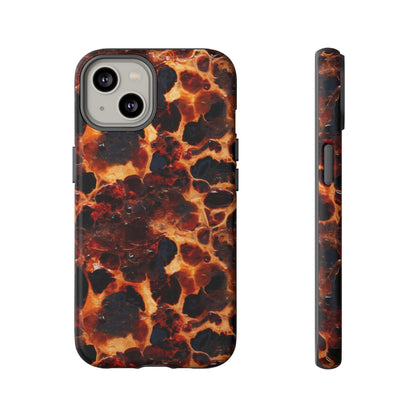 Tortoiseshell Phone Case — Protective iPhone Cover with Classic Amber Pattern