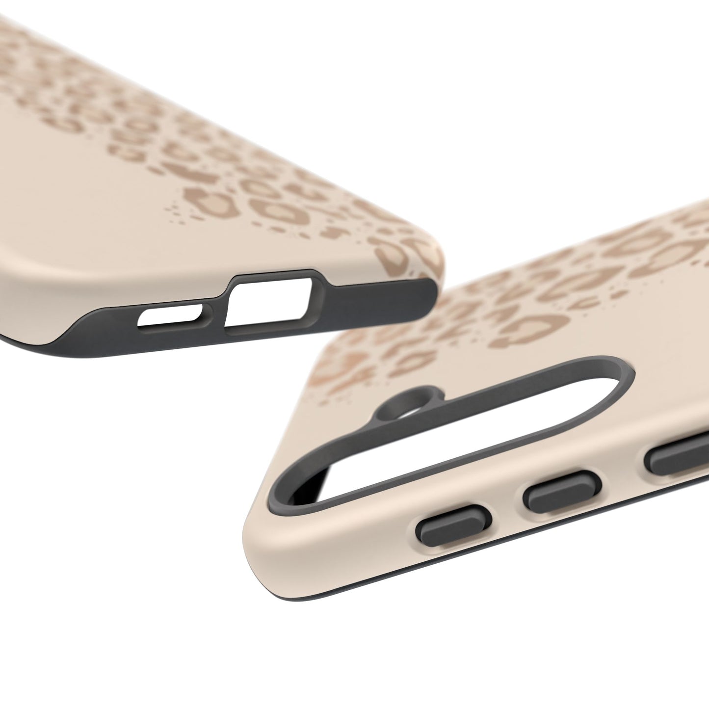 Phone Case – Beige Leopard Print Protective Cover