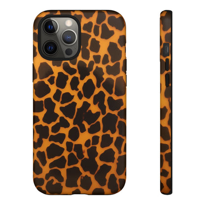 Leopard Print Tough Phone Case — Slim Protective iPhone Cover