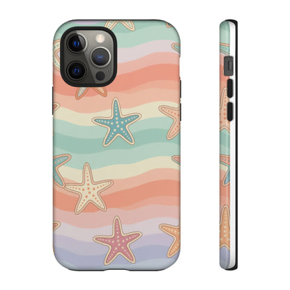 Starfish Wave Tough Phone Case — Pastel Beach Protective Cover