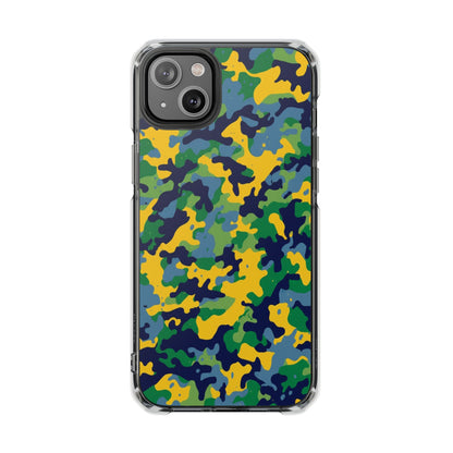 Camouflage Magnetic Clear Impact Phone Case