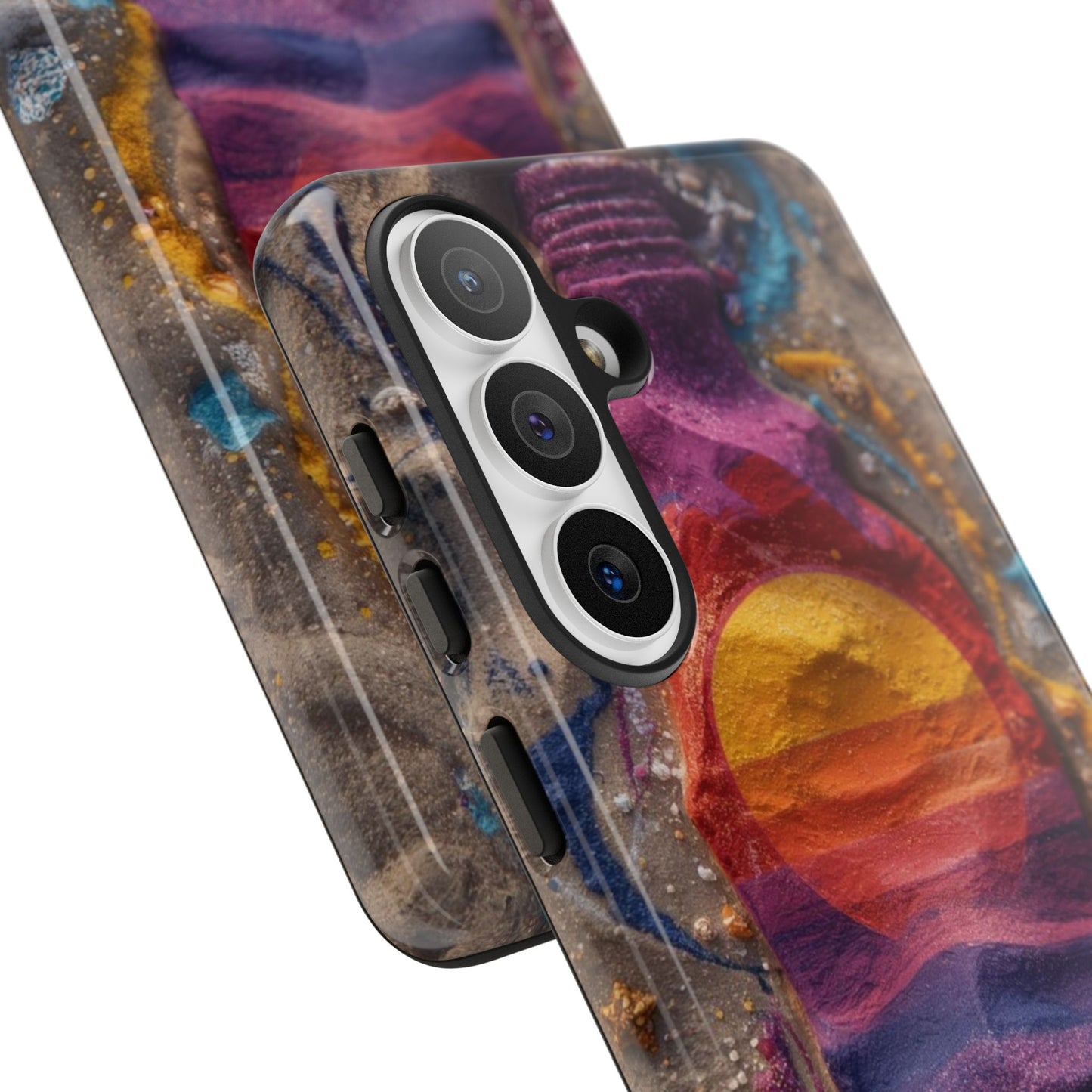 Phone Case — Colorful Sand Art Sunset Tough Protective Case