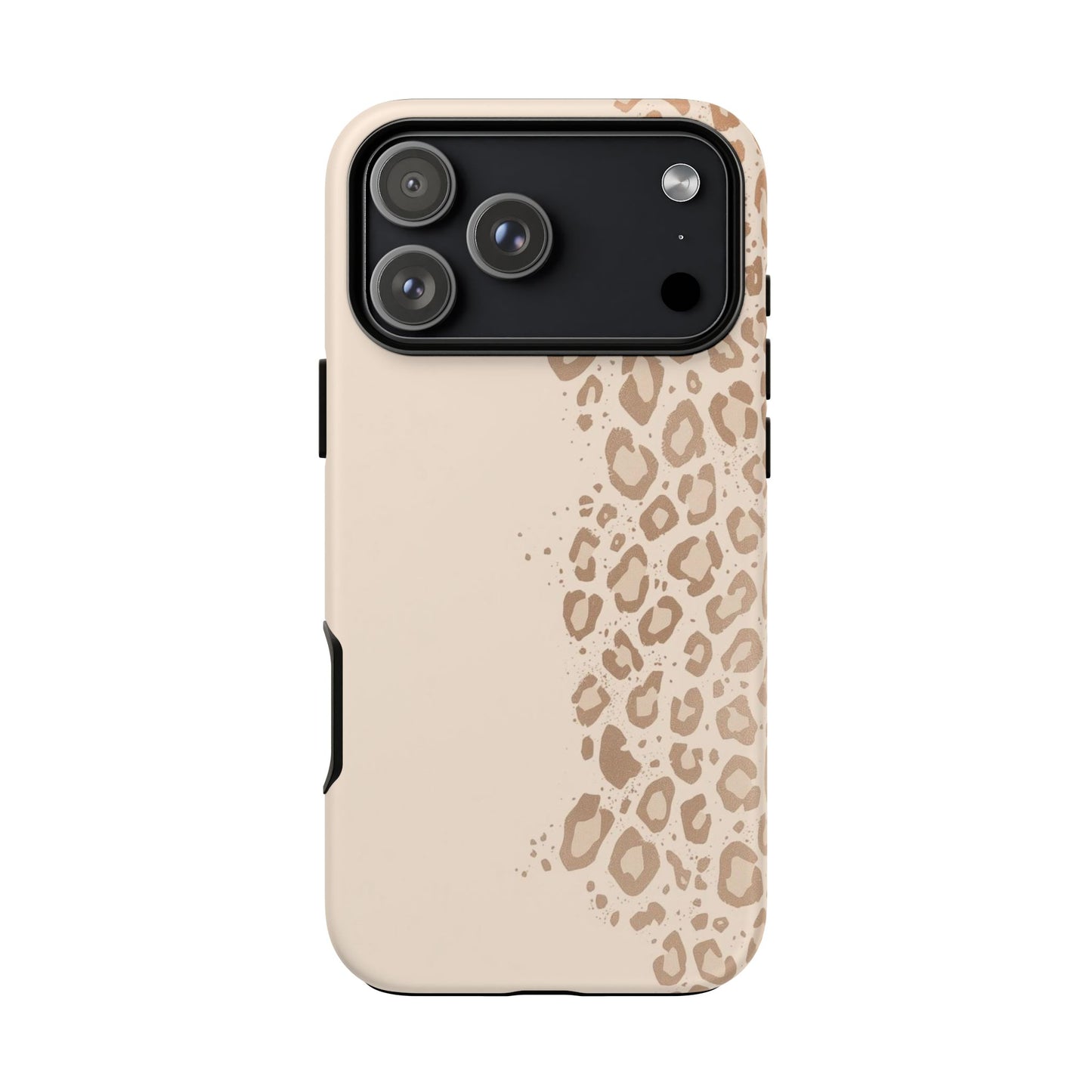 Phone Case – Beige Leopard Print Protective Cover