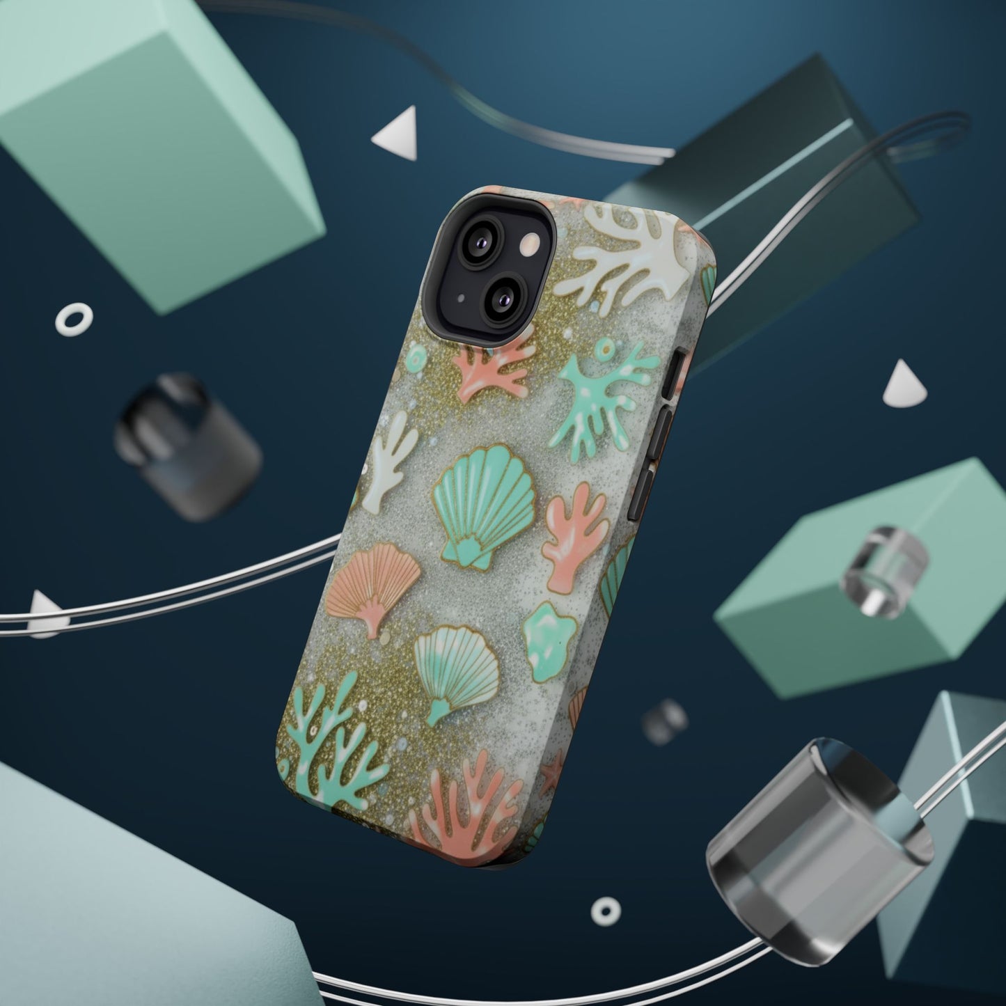 Seashell Coral Magnetic Impact Phone Case