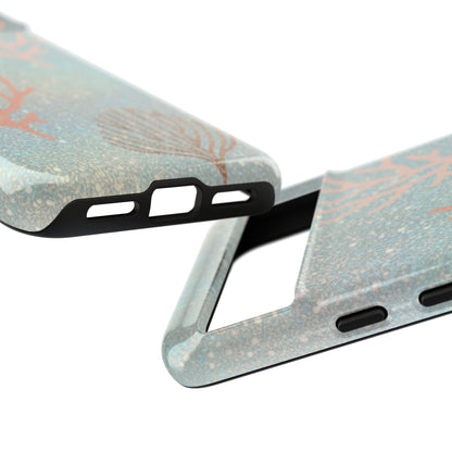 Seafoam Sparkle Phone Case – Coral & Seashell Tough Case