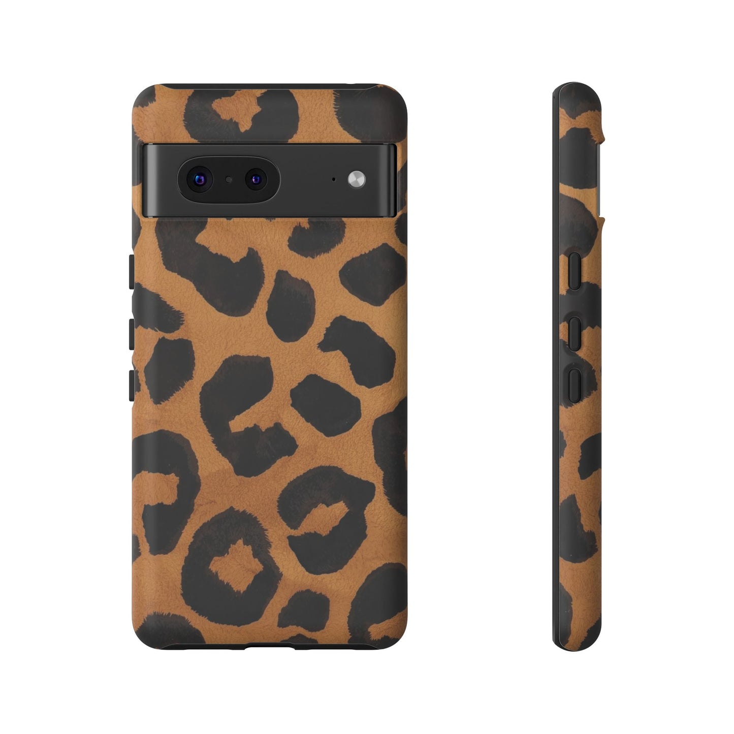 Leopard Print Tough Phone Case — Protective Animal Print iPhone Case