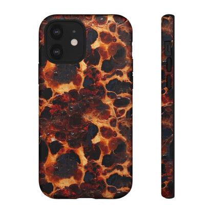Tortoiseshell Phone Case — Protective iPhone Cover with Classic Amber Pattern
