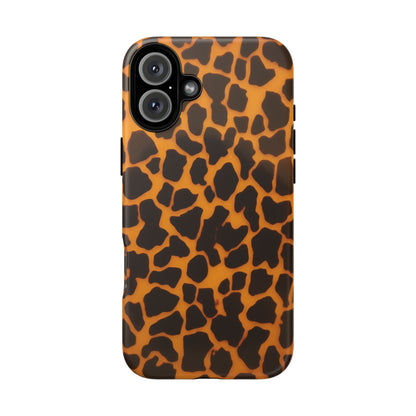 Leopard Print Tough Phone Case — Slim Protective iPhone Cover