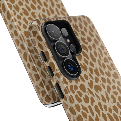 Leopard Print Tough Phone Case — Slim Protective Animal Pattern