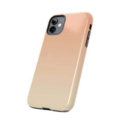 Gradient Tough Phone Case — Peach Ombre Protective Cover