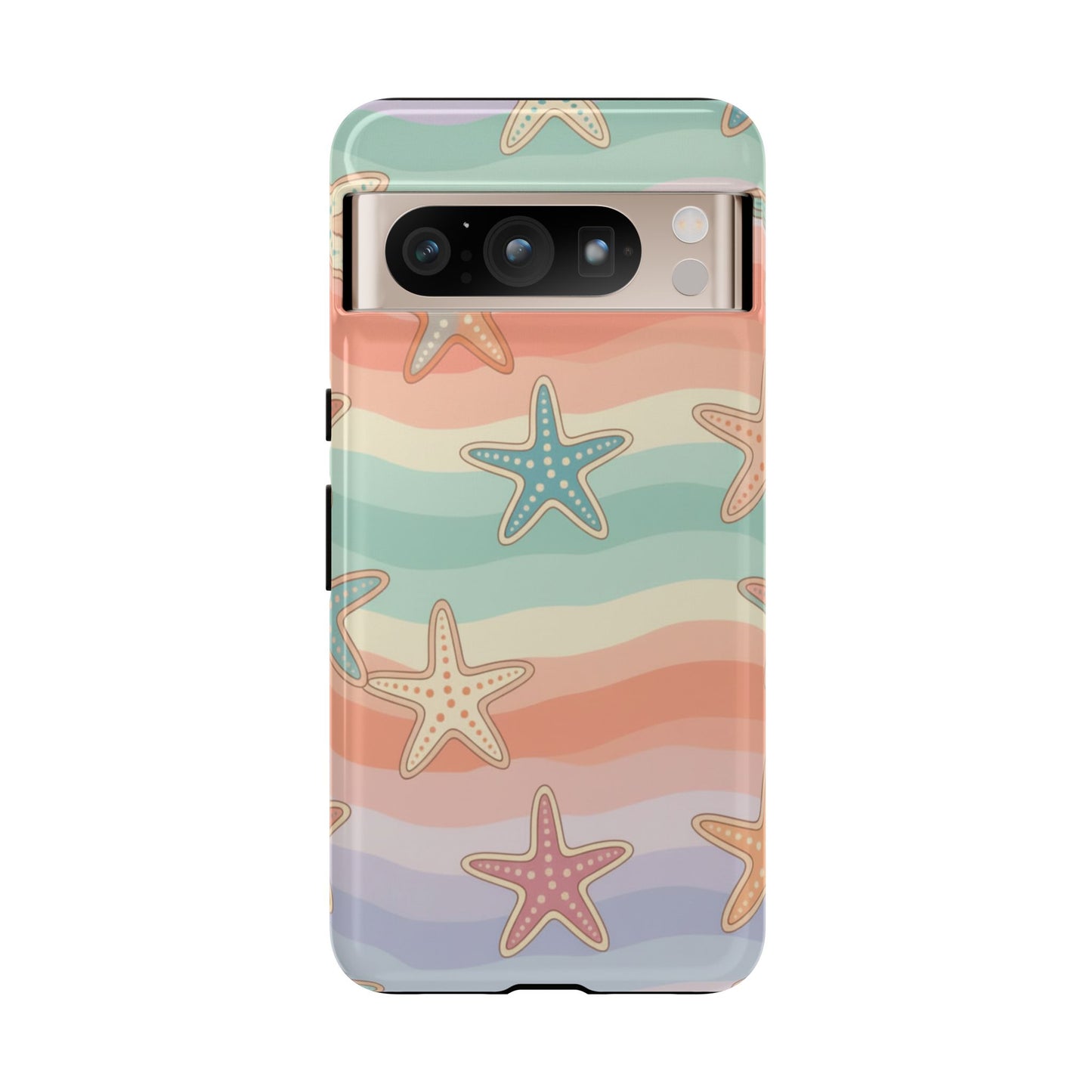 Starfish Wave Tough Phone Case — Pastel Beach Protective Cover
